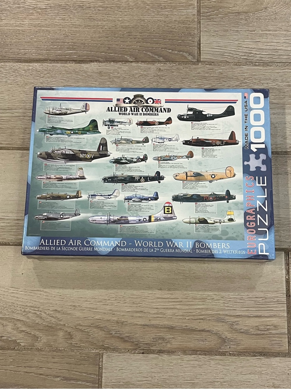 Eurographics Allied Air Command World War II Bombers 1000-Piece Puzzle